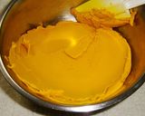 A picture of step 5 of Drained Yogurt Kabocha Cheesecake.
