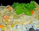 A picture of step 10 of Mike's Green Chilie Chicken Sauce.