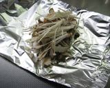 A picture of step 3 of Salmon Cooked In Foil With Creamy Miso and Cheese.