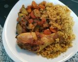 Foto del paso 5 de la receta: Couscous con verduritas y pollo