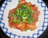 A picture of step 4 of Quick Budget Dish Chicken Kimchi.