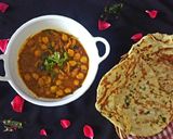 A picture of step 9 of Chole khulcha.