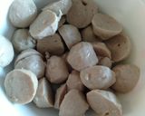 Hình bước làm 1 của món Canh củ bò viên
