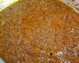 A picture of step 6 of Taro curry (arbi) with mustard gravy.