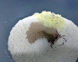 A picture of step 1 of Luqaimat (small bites) emirati dessert.