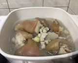 豬腳四神湯的食譜步驟3照片