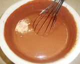 A picture of step 6 of Yogurt Rich Chocolate Cheesecake.