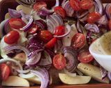 Foto del paso 8 de la receta Alitas de pollo al horno con verduras
