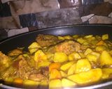 A picture of step 4 of My signature potatoes.