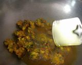 A picture of step 6 of Hare Bhare Pakode 😋.
