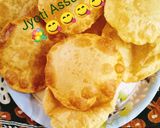 A picture of step 4 of Masala Ajwain Puri.
