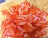 Hình bước làm 1 của món Đậu hũ sốt cà chua