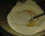 A picture of step 1 of 3 cheeses and smoked ham ravioli.