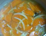 A picture of step 6 of Packed with Carrot's Sweetness! Carrot Soy Milk Potage Soup.