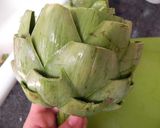 A picture of step 2 of Oven Roasted Artichokes.