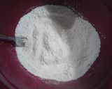A picture of step 1 of Pancakes (no egg, no milk? NO PROBLEM!!).