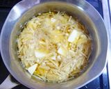 A picture of step 2 of Easy Cooking in One Pot - Silken Tofu with Mushroom Ankake Sauce.