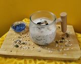 A picture of step 8 of Indian style overnight oats.