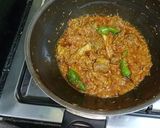 A picture of step 3 of Mutton masala.