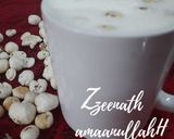 A picture of step 2 of Makhana Doodh.