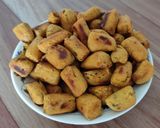 A picture of step 12 of Namkeen Gatte Snacks.