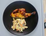 Spatchcock poussin glazed with orange and honey and festive slaw recipe step 7 photo