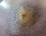 A picture of step 1 of Sattu blueberry nutty Laddu.