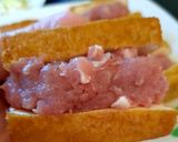 Hình bước làm 3 của món Đậu hủ nhồi thịt sốt cà