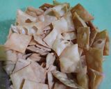 Foto langkah ke 3 dari resep Pangsit Keju.