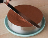 A picture of step 10 of Oreo Chocolate Mousse Cake [No-Bake].