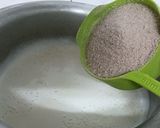 A picture of step 4 of Red Poha Kheer.