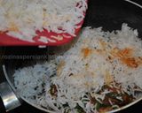 A picture of step 7 of Persian Loobia Polo (Green Bean Rice With Minced Beef) لوبیا پلو با گوشت چرخ کرده.