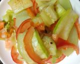 Hình bước làm 6 của món Salad bí ngòi