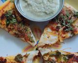 A picture of step 3 of Rawa uttapam.