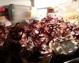 A picture of step 7 of Boston Cream Cupcakes.