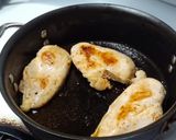 A picture of step 10 of Seasoned, buttered boneless skinless chicken breast..