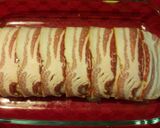A picture of step 3 of Bacon wrapped garlic and herb pork loin.