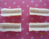 A picture of step 1 of Crispy Chikuwa.