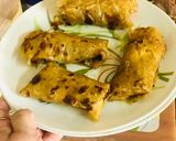 A picture of step 4 of Leftover Paratha & Sabji Spring Rolls.