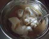 A picture of step 8 of Moist and Airy Black Tea Chiffon Cake.