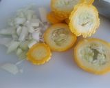 A picture of step 1 of Summer Yellow Squash Casseroll.