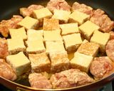 A picture of step 2 of Teriyaki Mayonnaise Fried Tofu (Aburaage) & Chicken Thigh.