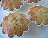 A picture of step 7 of Reduced Butter Banana Tea Muffins.