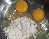 Foto langkah ke 3 dari resep Bolu Bayam Kukus ~ cemilan bergizi untuk anak GTM.