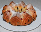 Фото кроку 7 до 🍰 Супер кекс на кефире с ягодами. Сочный, влажный, удачное тесто! Без миксера!.