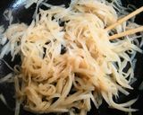 A picture of step 2 of Easy Daikon Namul.