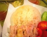 A picture of step 9 of Singapore Chicken Rice with Ginger Sauce.