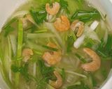Hình bước làm 3 của món Canh bầu nấu tôm khô