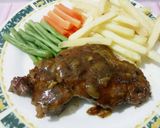Foto langkah ke 4 dari resep Blackpepper Beef Steak.