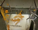 A picture of step 1 of Pumpkin Pie Protein Smoothie.